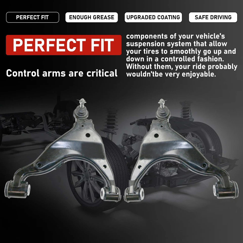 Kit de brazos de control inferiores delanteros y rótulas para Toyota Tacoma 2005-2015 2014 Foto 2 de 4