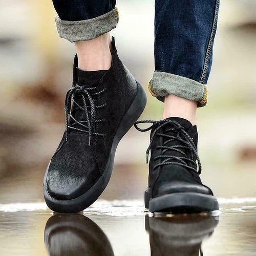 Hombres Botas Chukka Vestido Informales Zapatos Ligeros Inteligentes Informales Botas EE. UU. 6-12 - Imagen 9 de 13