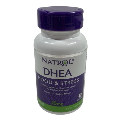 Natrol DHEA Mood & Stress 25 mg 90 Tabs Exp 06/27- Free Shipping