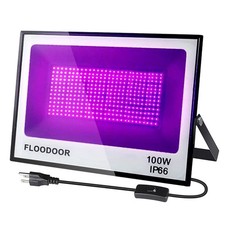 100W LED Black Lights for Glow Party, Blacklight Light with Plug, IP66 Waterp...