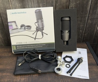 Audio-Technica AT2020USB Cardioid Condenser Microphone. good condition