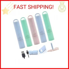 Darlur 5Pack Mini Small LED Flashlights，USB C Rechargeable Flash Lights，Ultralig