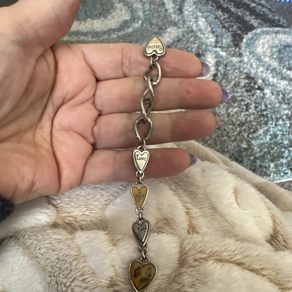 RETIRADO Reloj Corazón Brighton Picadilly 8 Dijes en Pulsera Corazones Multicolor Foto 4 de 4