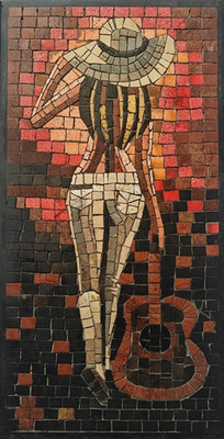 Handmade Marble Mosaic Wall Art