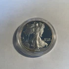 (1) 1988 S 1oz American Silver Eagle $1 Dollar Proof Bullion Coin (CAPSULE ONLY)