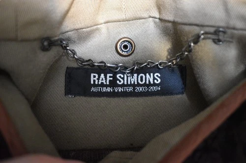 raf simons aw03-04 closer brown blank pcl parka oversized image 6