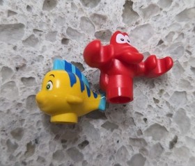 LEGO Ariel Minifigure Disney Little Mermaid Princess Friends Flounder Sebastian 