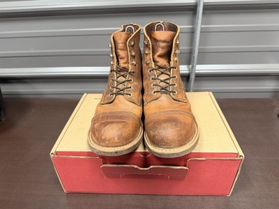 Red Wing Copper 8085 Men's Boots- size 9 - Worn Once - includes original box