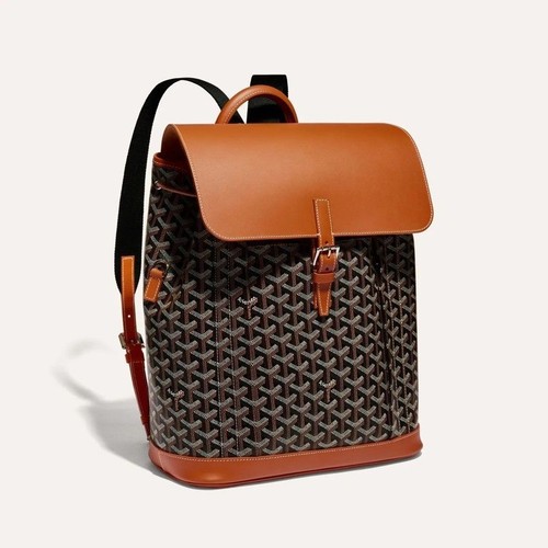 Goyard Alping Backpack MM Brown (Black Tan) ALPIN2MMLTY01CL03P 143620919