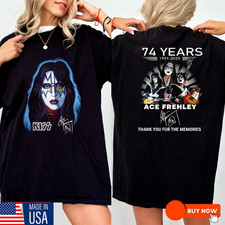 Rip Ace Frehley Shirt, Memories 1951-2026 Signature TShirt Size S-5XL