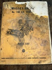 Massey-Harris 780 combine Early 1953 Parts List