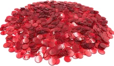 YH Poker 1000 Bingo Chips Markers Tokens - Plastic Discs Chip Counters for Bingo