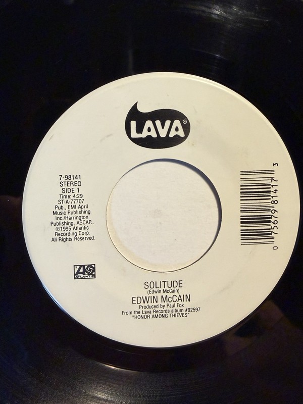 Edwin McCain “Solitude” Atlantic/Lava 7” 45 Strong VG