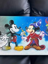 Disney Mickey Painting Limited  Art Print Collectible Gift Used