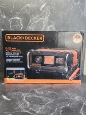 BLACK+DECKER Fully Automatic 25 Amp 12V Bench Battery Charger Maintainer BC25BD
