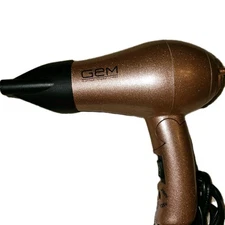 Ionic Ceramic 1875W Blow Dryer w/ Concentrator Nozzle GEM Hair Dryer Tested