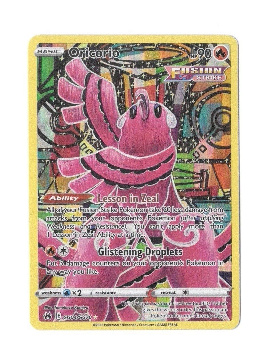 Oricorio GG04/GG70 SWSH: Crown Zenith: Galarian Gallery - Pokemon Card - NM