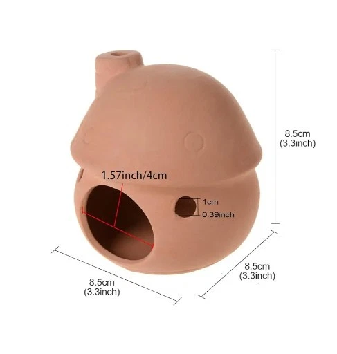 Ceramic Hiding Cave Ball Breeding Fish Tank Spawning Shelter Aquarium Decoration - Image 3 of 3