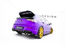 Heckdiffusor V.1 für VW Golf 8 R ABS Heckansatz Glanz Maxton Design mit ABE