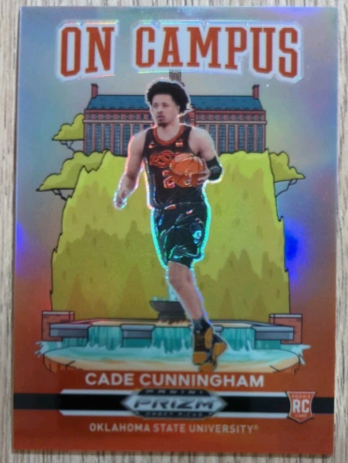 2021-22 Panini Prizm Draft Picks - On Campus Cade Cunningham #1 (RC)
