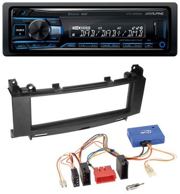 Alpine USB Bluetooth DAB CAN-Bus Autoradio für Mercedes A B Original Audio 5 Sou