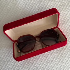 Carolina Herrera Women's Red Butterfly Sunglasses