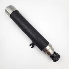 Vintage Handheld Spyglass Telescope Black and Silver Japan Nautical Prop