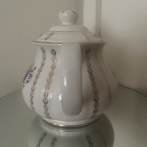 Sadler Teekanne Made in England Rose Floral mit Goldrand Porzellan Teekanne Vintage - Bild 3 von 10