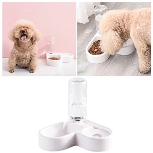 Pet Feeder Automatic Cat Drinking Water Feeding Bowl Dog Waterer