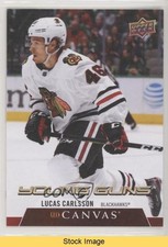 2020-21 Upper Deck UD Canvas Young Guns Lucas Carlsson #C234 READ 0cg