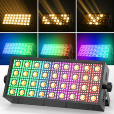 4PCS 220W Stage Laser Light RGB LED Warm White Wash Light DMX Party Disco Show