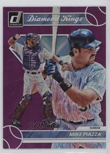 2023 Panini Donruss Diamond Kings Holo Purple Mike Piazza #20 HOF 1m49