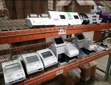 9 Lot QUIDEL SOLANA With Other Assorted Mixed Lab Analyzers & Printers) As Is 