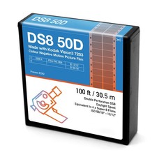 Kodak Vision 3, 50D/7203 DS 8 Color Negative Film - 100ft 30,5m , NEW