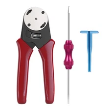 Deutsch Closed Barrel Crimper, Solid Barrel  Circular Connector Contacts Crim...