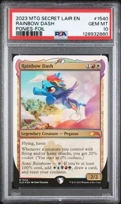 Rainbow Dash #1540 - [Graded PSA 10] Secret Lair Drop Series (SLD) | eBay