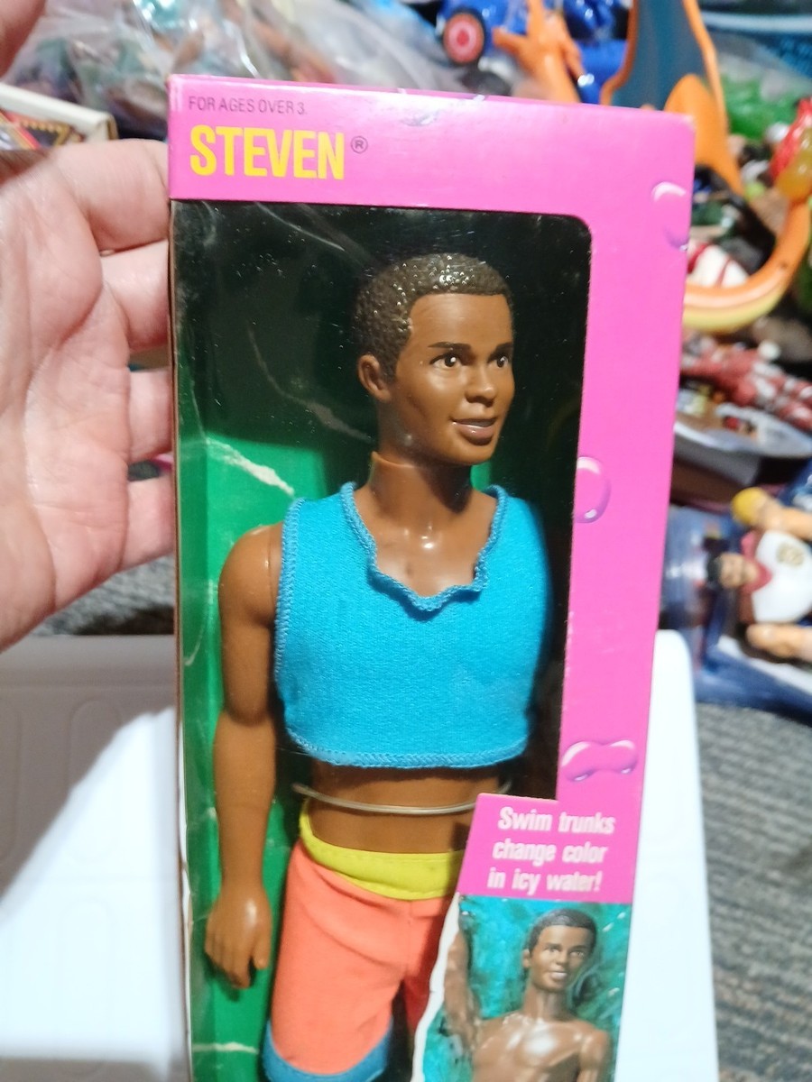 1989 Barbie Wet 'n Wild Steven #4137 Original Color Change Shorts