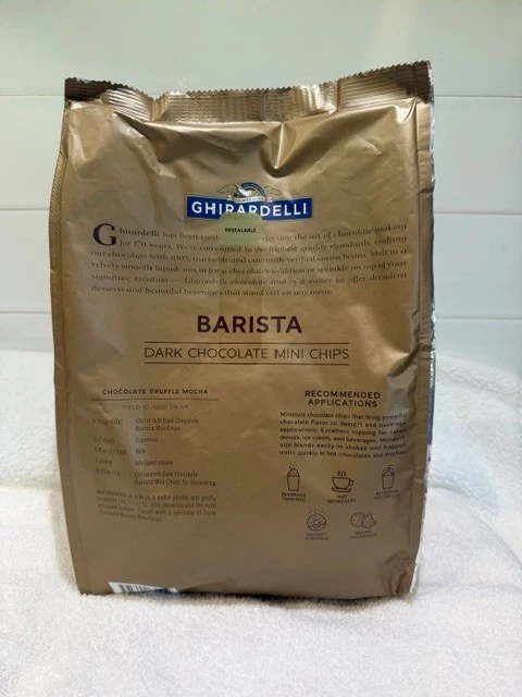 Ghirardelli Barista Dark Chocolate Mini Chips 5 lbs - Image 2 of 4