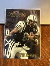 Wayne Chrebet 1999 Playoff Prestige EXP Reflections Gold #EX108 /1000 Jets