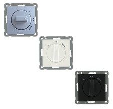 Drehschalter 3 Positionen Wendeschalter Athenis weiß silber anthrazit 16A Kopp