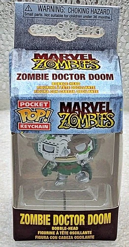 ZOMBIE DOCTOR DOOM - MARVEL ZOMBIES 2021 FUNKO POP POCKET KEYCHAIN FIGURE