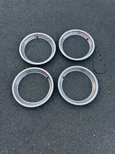 1980-1989 80-89 FORD F150 TRUCK 15" ~RED LINE~ WHEEL TRIM BEAUTY RINGS ~4
