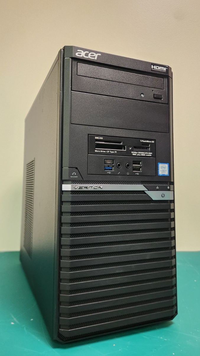 Acer VM6650G Desktop PC Tower Intel 7th gen barebone No CPU