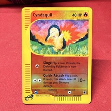Pokémon Cyndaquil 104/165 Expedition Base Set Reverse Holo Common 2002 Card on eBay