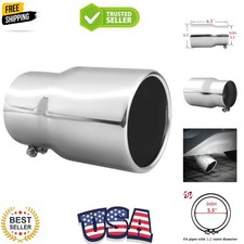 Exhaust Tip -3.5 Inch Inlet Bolt On Design- Stainless Steel Car Muffler Tips ...