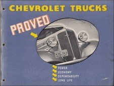 1936 Chevrolet Truck Testimonial Dealer Album Original Letters From Chevy Onwers