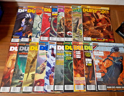 19 x Dungeon Magazine  - Dungeons & Dragons - v. Dez 2004 - Jun 2006 - englisch