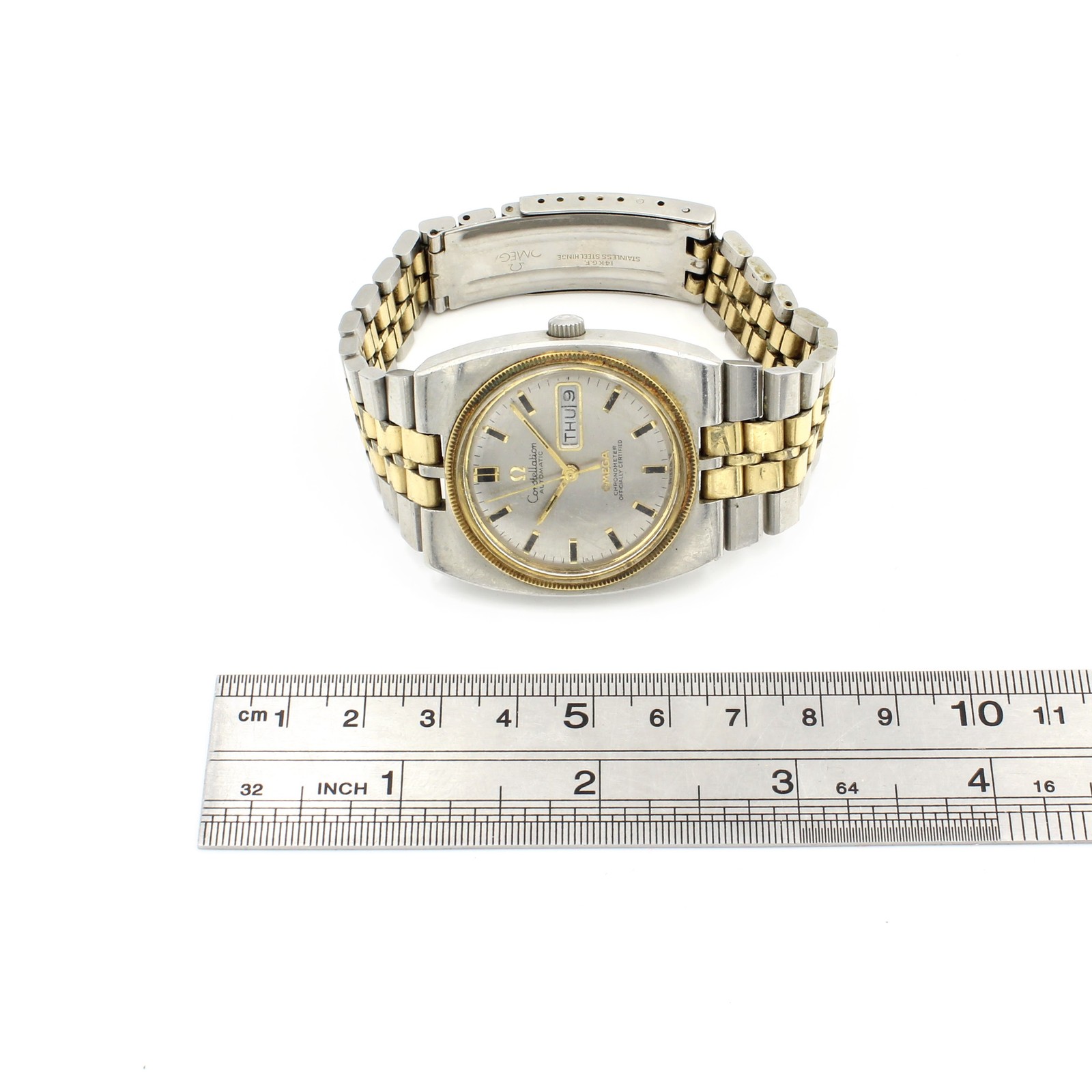 Omega Constellation Automatic Chronograph 14k Gol… - image 7