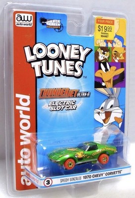 Auto World Thunderjet Ultra-G Speedy Gonzales 1970 Chevy Corvette HO Slot Car