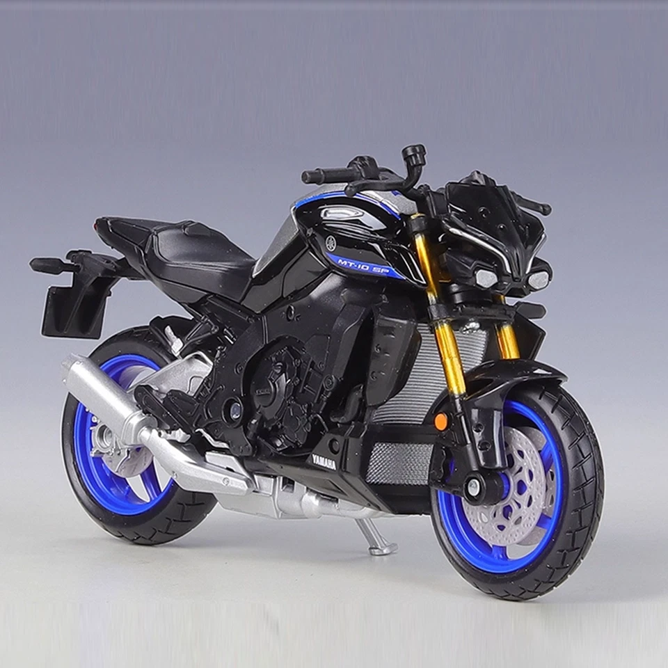 Yamaha MT-10 SP 2023 escala 1:18 - modelo de motocicleta fundido a presión de aleación Foto 2 de 4